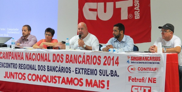 Encontro regional dos bancários do Extremo Sul
